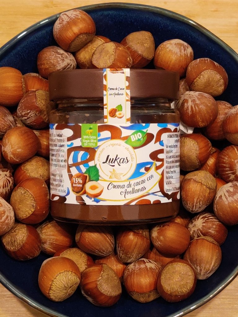 Crema de Avellanas y Cacao Saludable